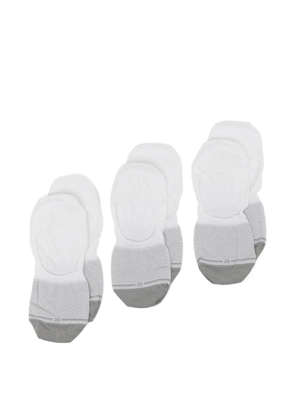 Zegna piquet socks (pack of three) - Bianco