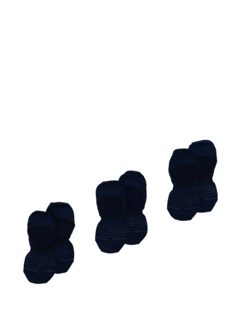 Zegna striped invisible socks (sert of three)