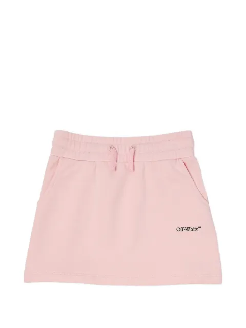 Off-White Kids Bookish logo-print skirt