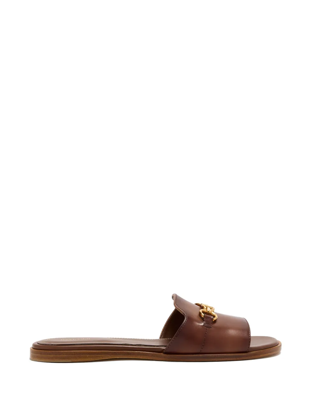 Magnanni horsebit logo-plaque flat sandals Bruin