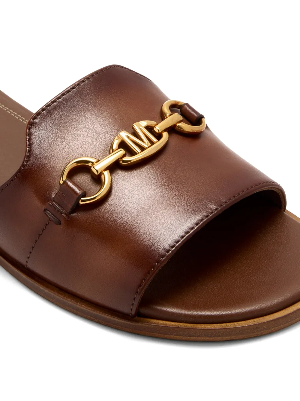 Magnanni horsebit logo-plaque flat sandals Bruin