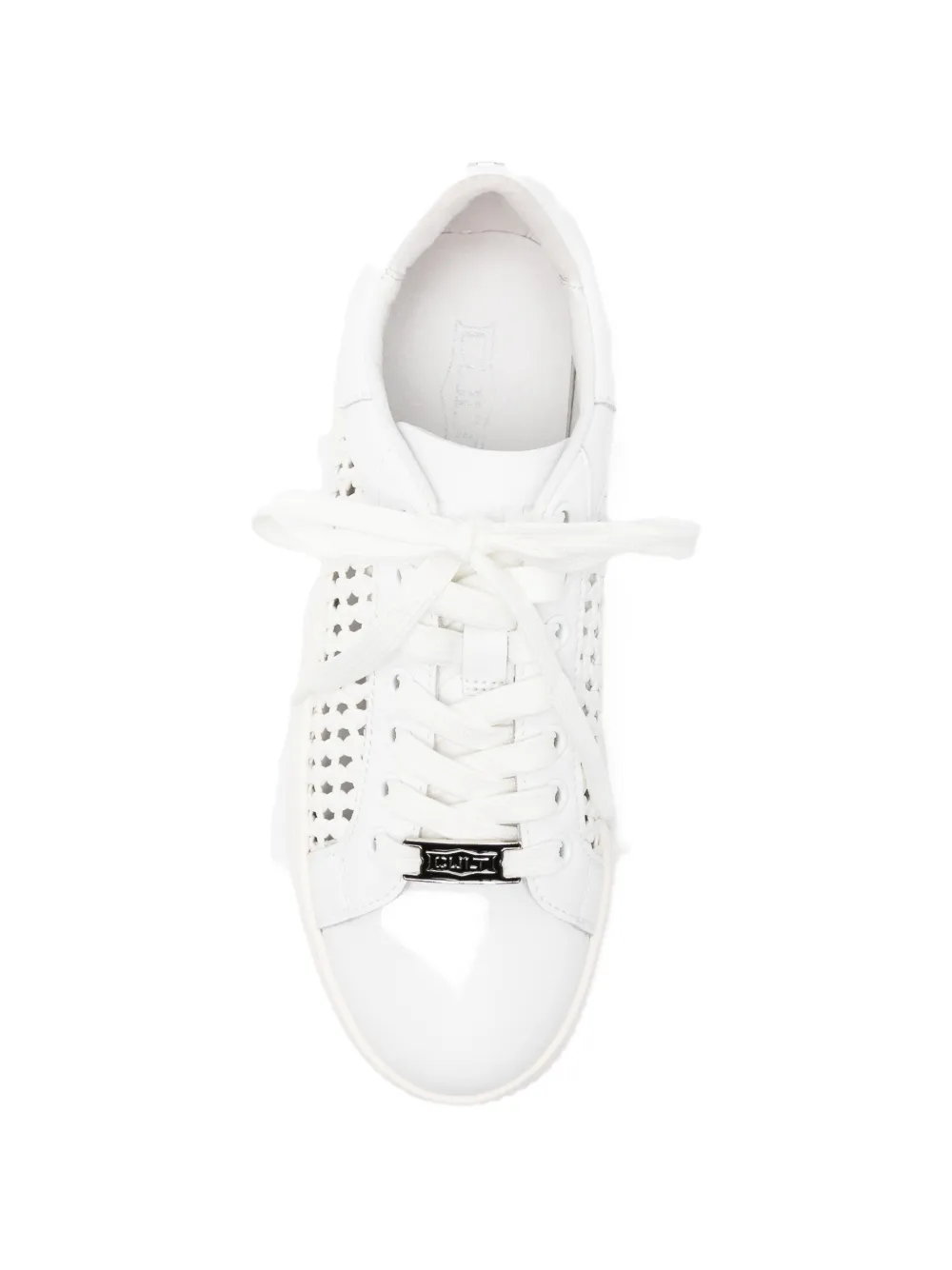 Cult Perry perforated leather sneakers Wit