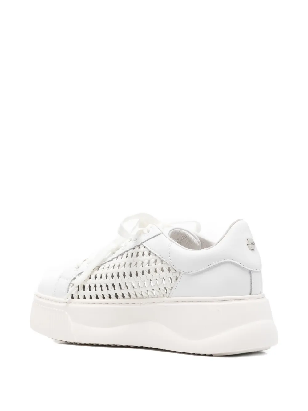 Cult Perry perforated leather sneakers Wit