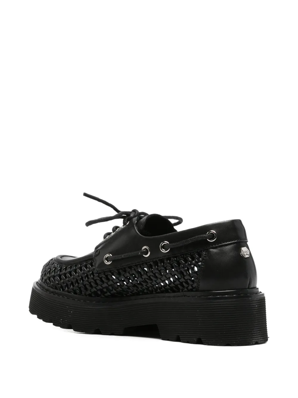Cult Leren sneakers Zwart