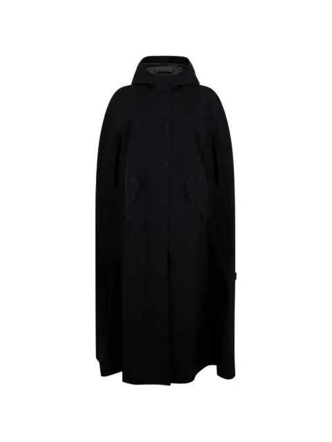 Herno hooded single-breasted coat 