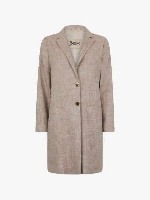 Herno button collared coat