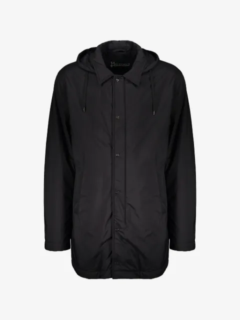 Herno parka con capucha y cierre
