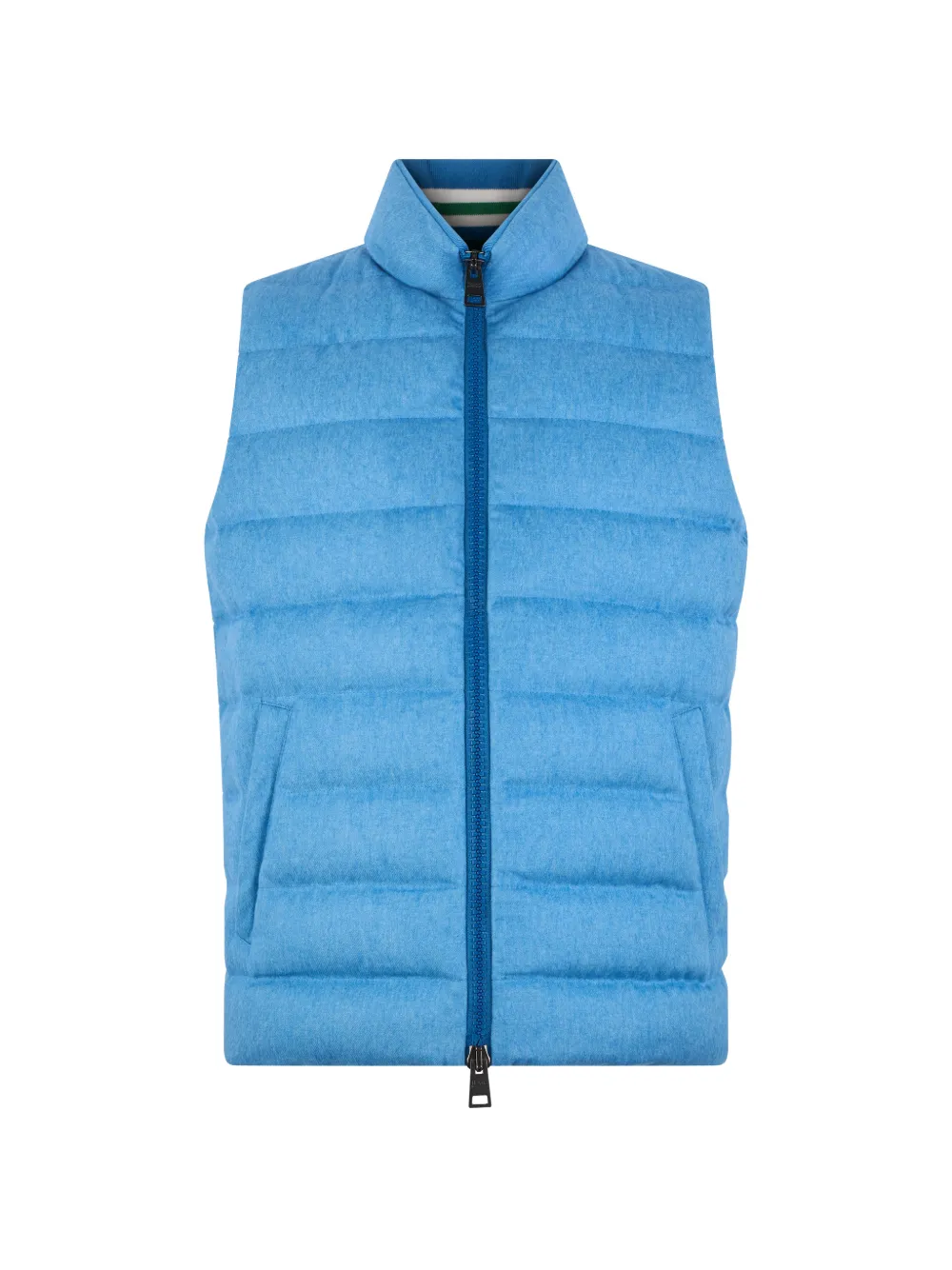 Herno zip-up padded gilet - Blu