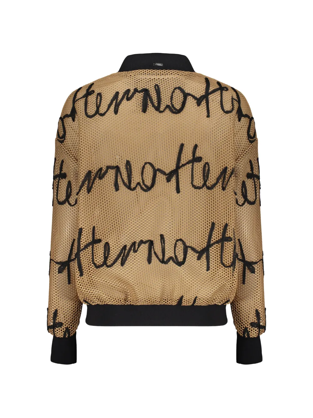 Herno Bomberjack met logo-applicaties Beige