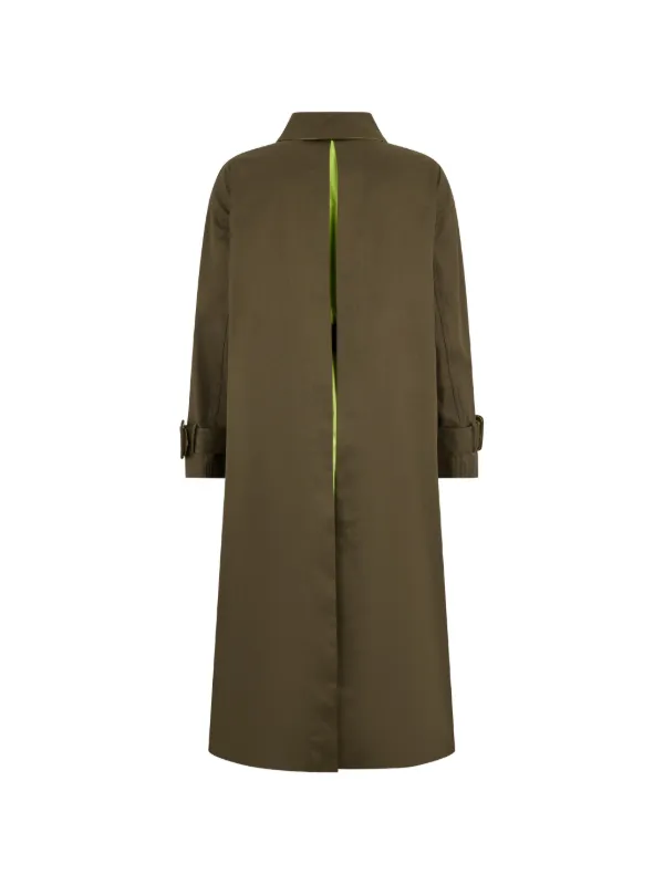 HERNO ロングコート　カーキ色 Herno Belted Trench Coat | Green | FARFETCH ID
