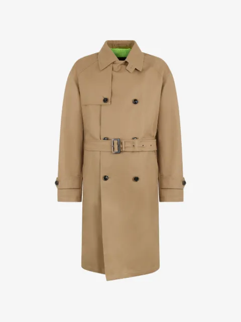 Herno double-breasted belted trench coat