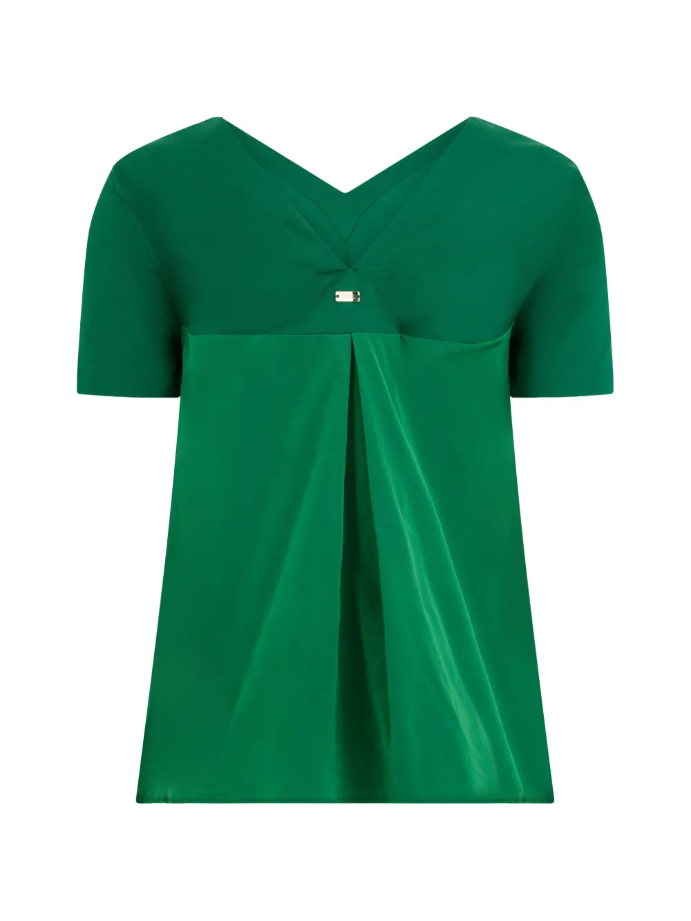 Herno T-shirt met V-hals Groen