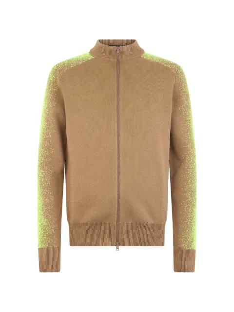 Herno zip-up high-neck cardigan