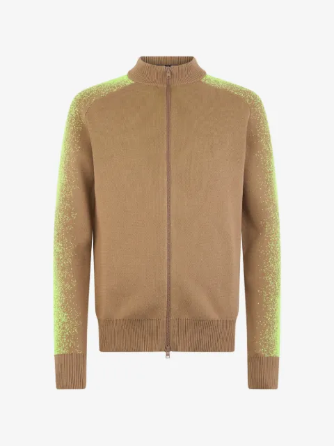 Herno zip-up high-neck cardigan