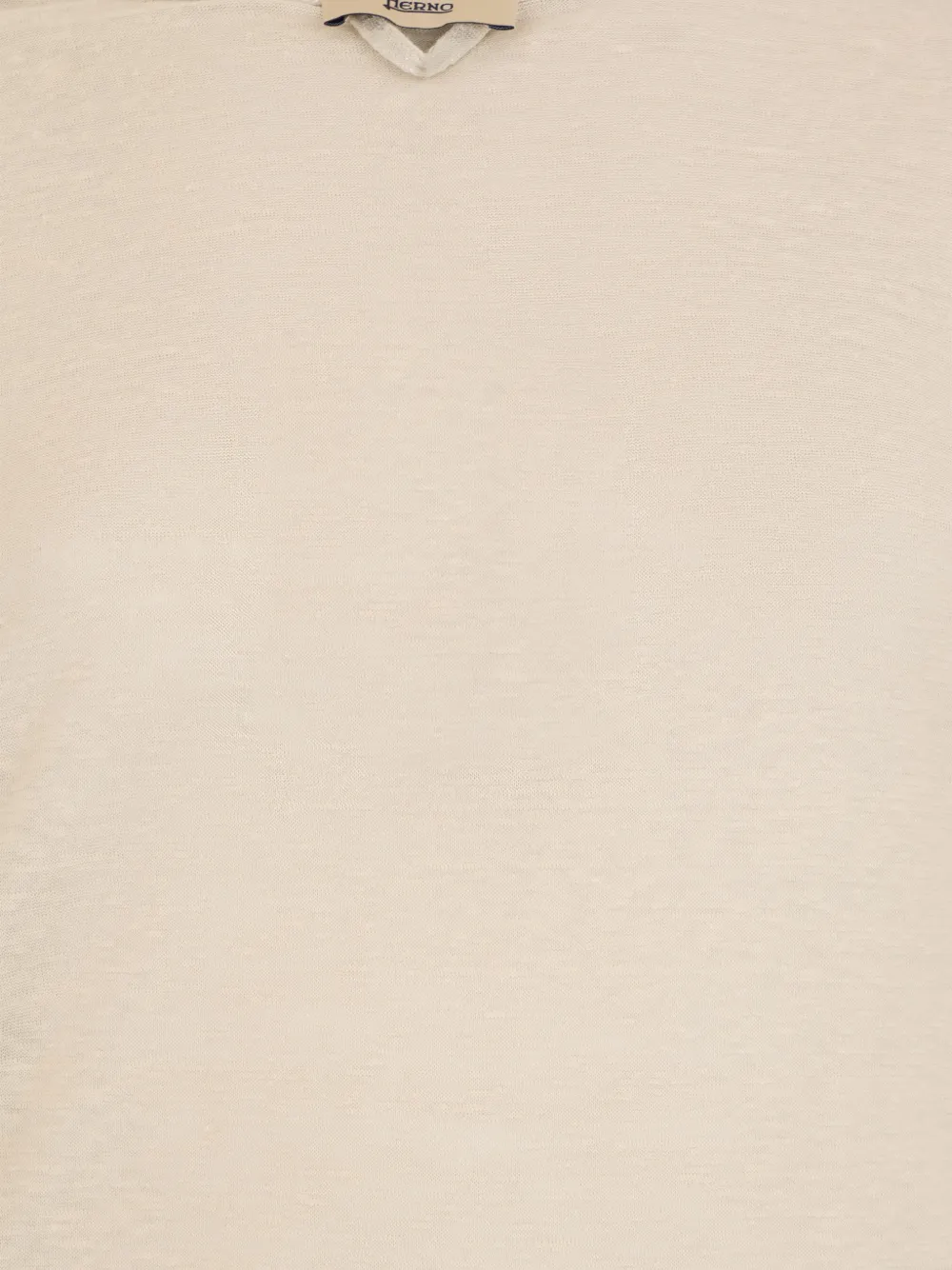 Herno T-shirt met V-hals Beige