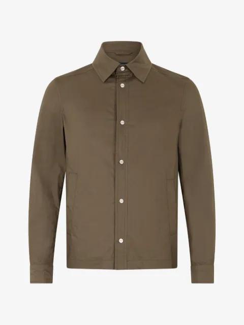 Herno sobrecamisa con botones en la parte delantera