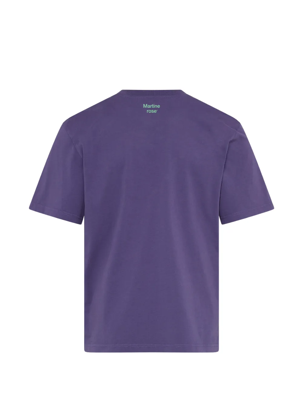 Martine Rose T-shirt met logoprint Paars
