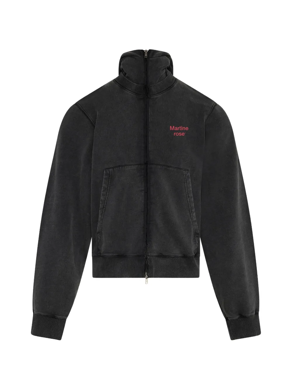 Martine Rose zip-up hoodie - Nero
