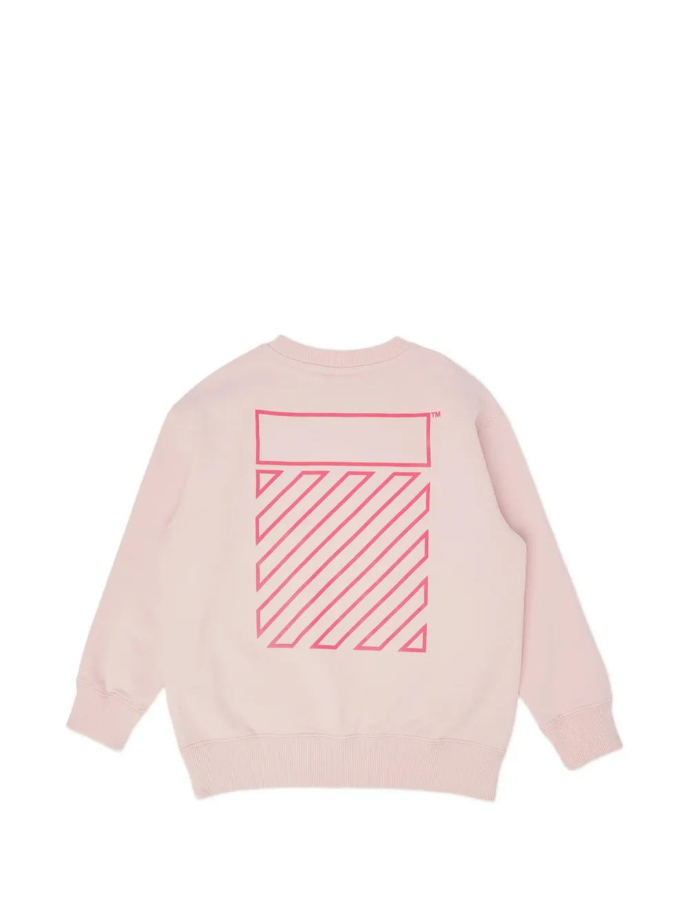 Off-White Kids Diagonals trui Roze