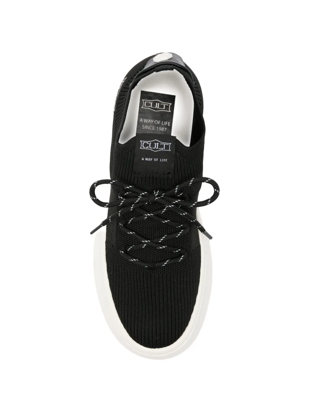 Cult Blackstar 4498 lace-up sneakers Zwart