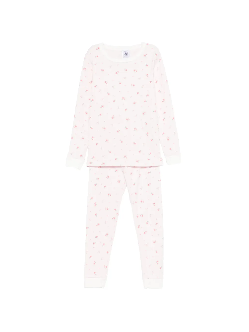 Petit Bateau floral-print pajamas - Rosa