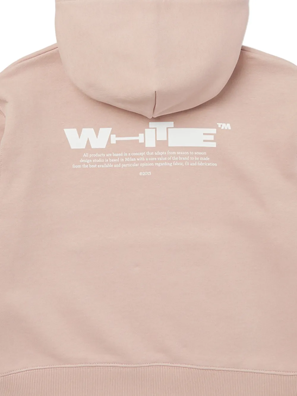 Off-White Kids Type hoodie Roze