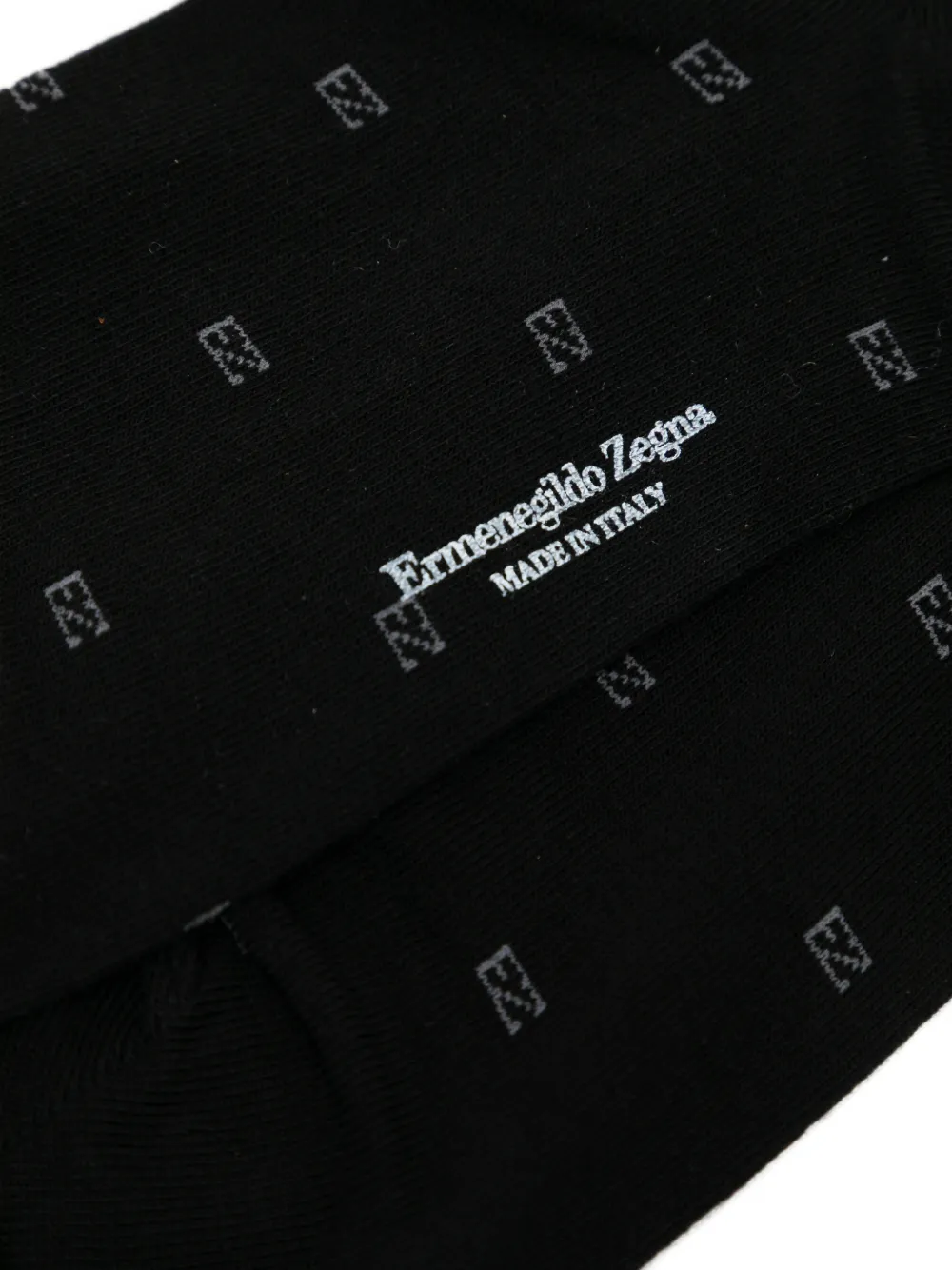 Zegna Iconic EZ sokken Zwart
