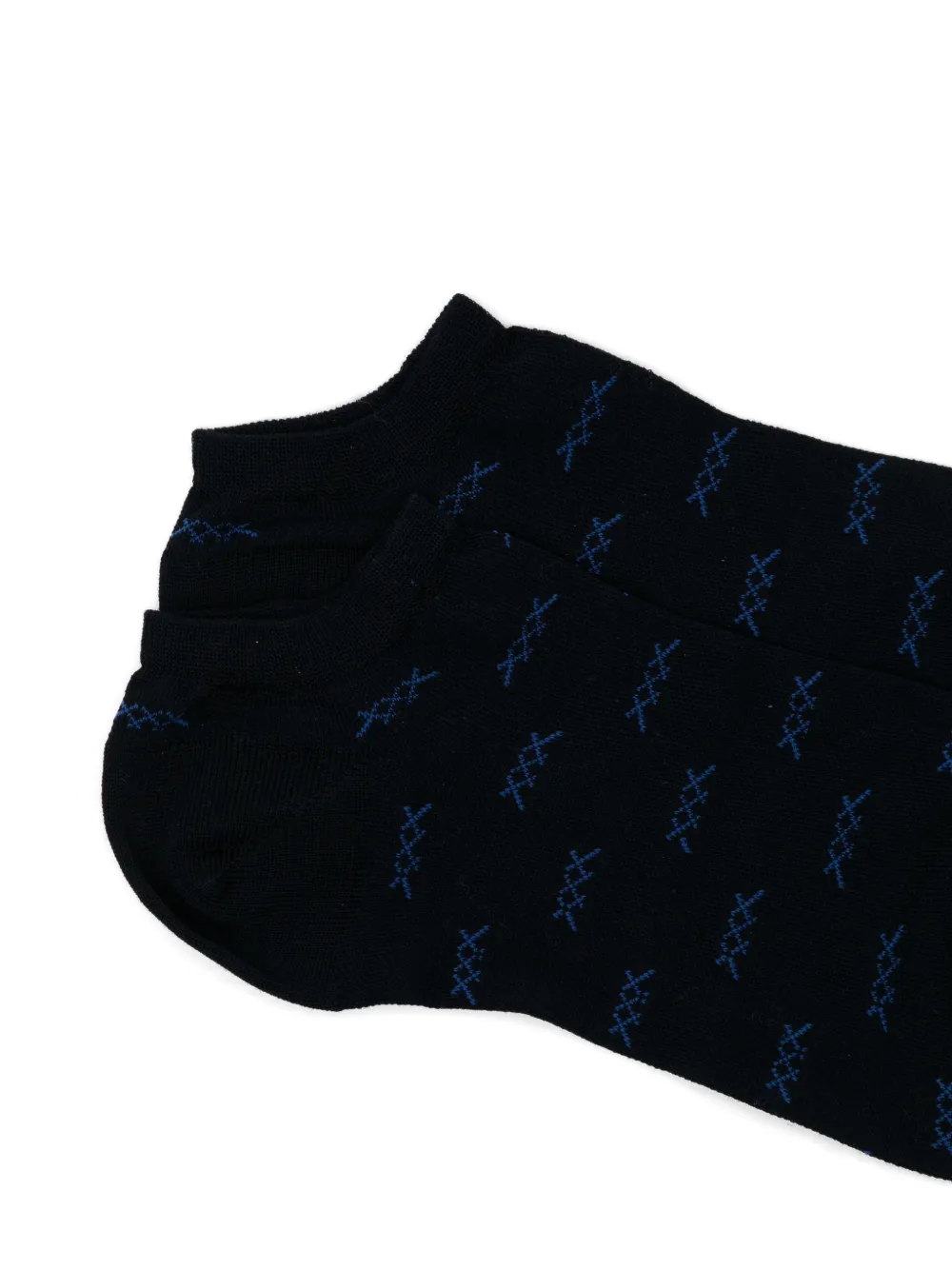 Zegna Triple X enkelsokken Zwart