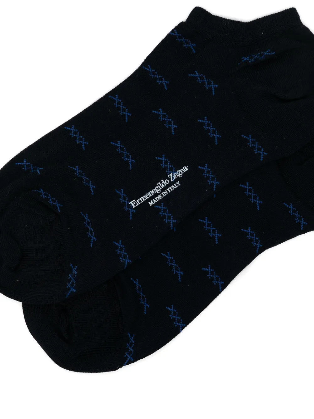 Zegna Triple X enkelsokken Zwart