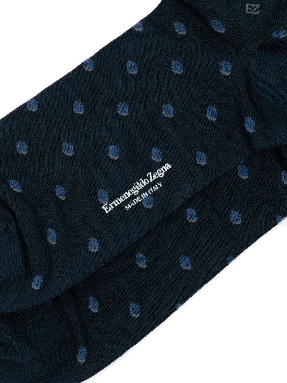 Zegna Sokken met stippen Blauw