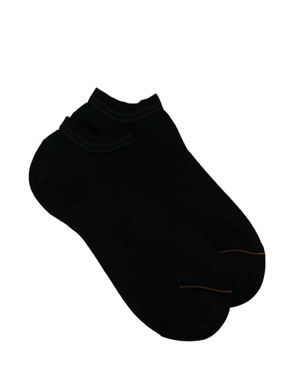 Zegna striped low-cut socks - Nero