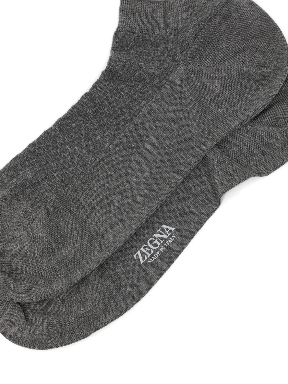 Zegna Sleek Dash sokken Grijs