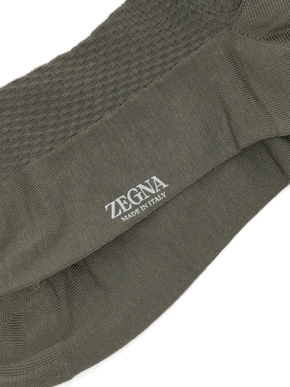 Zegna Sleek Dash sokken Groen