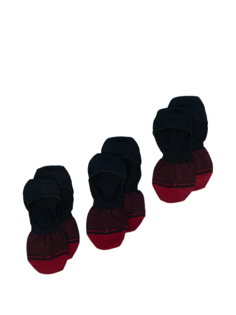 Zegna geometric-pattern invisible socks