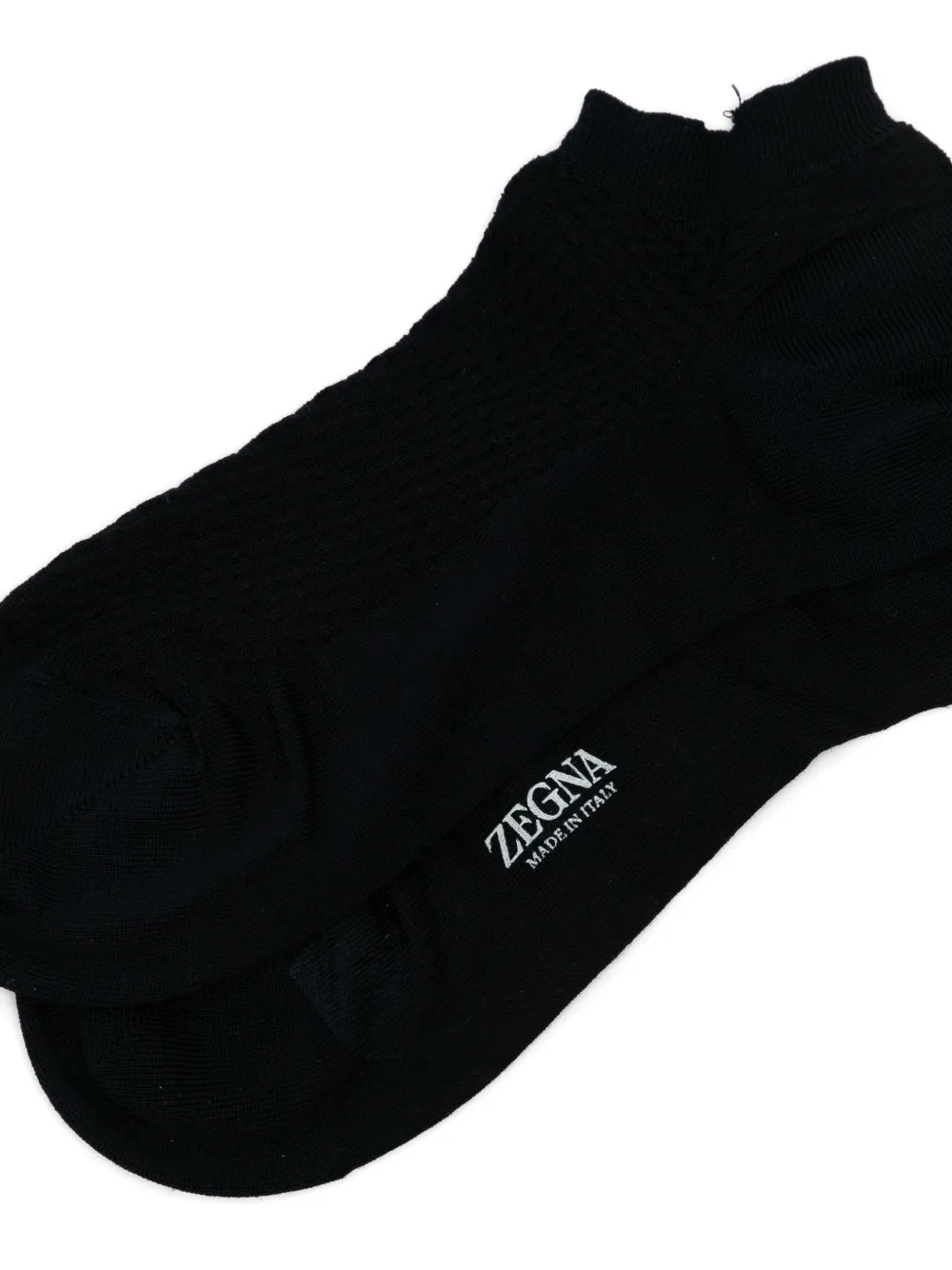 Zegna Sleek Dash sokken Zwart