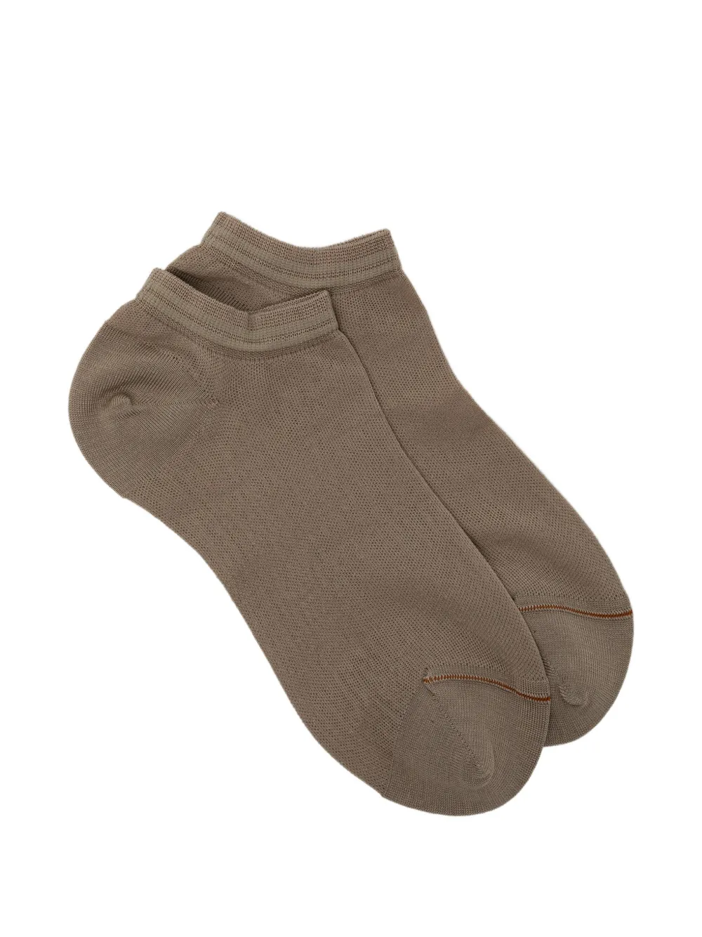 Zegna striped ankle socks - Toni neutri