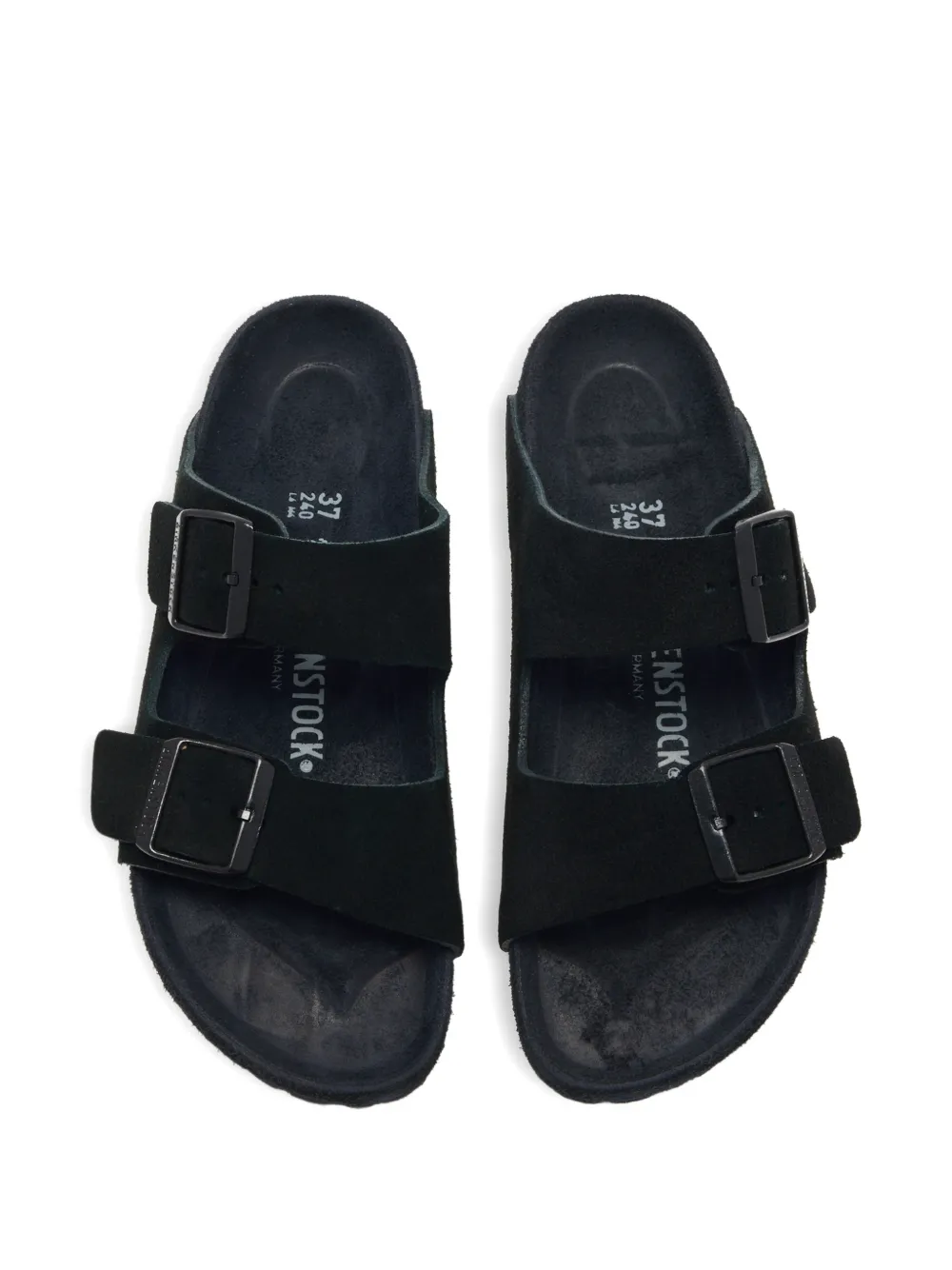 Birkenstock Arizona buckle-fastening flat sandals Zwart