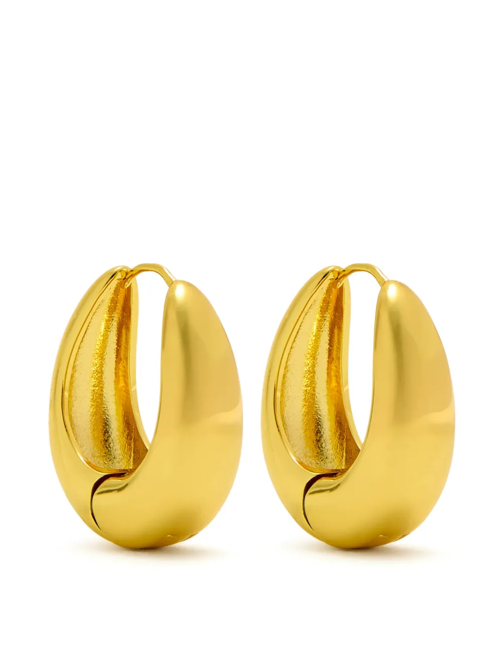 Anni Lu Curve hoop earrings - Oro