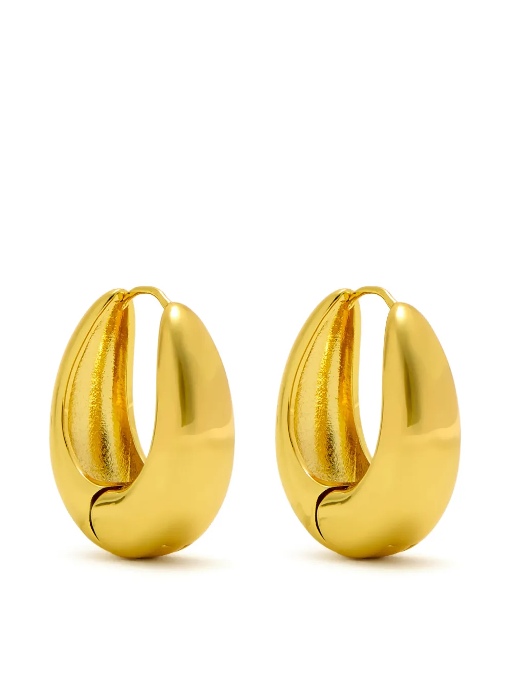 Anni Lu Curve hoop earrings - Oro