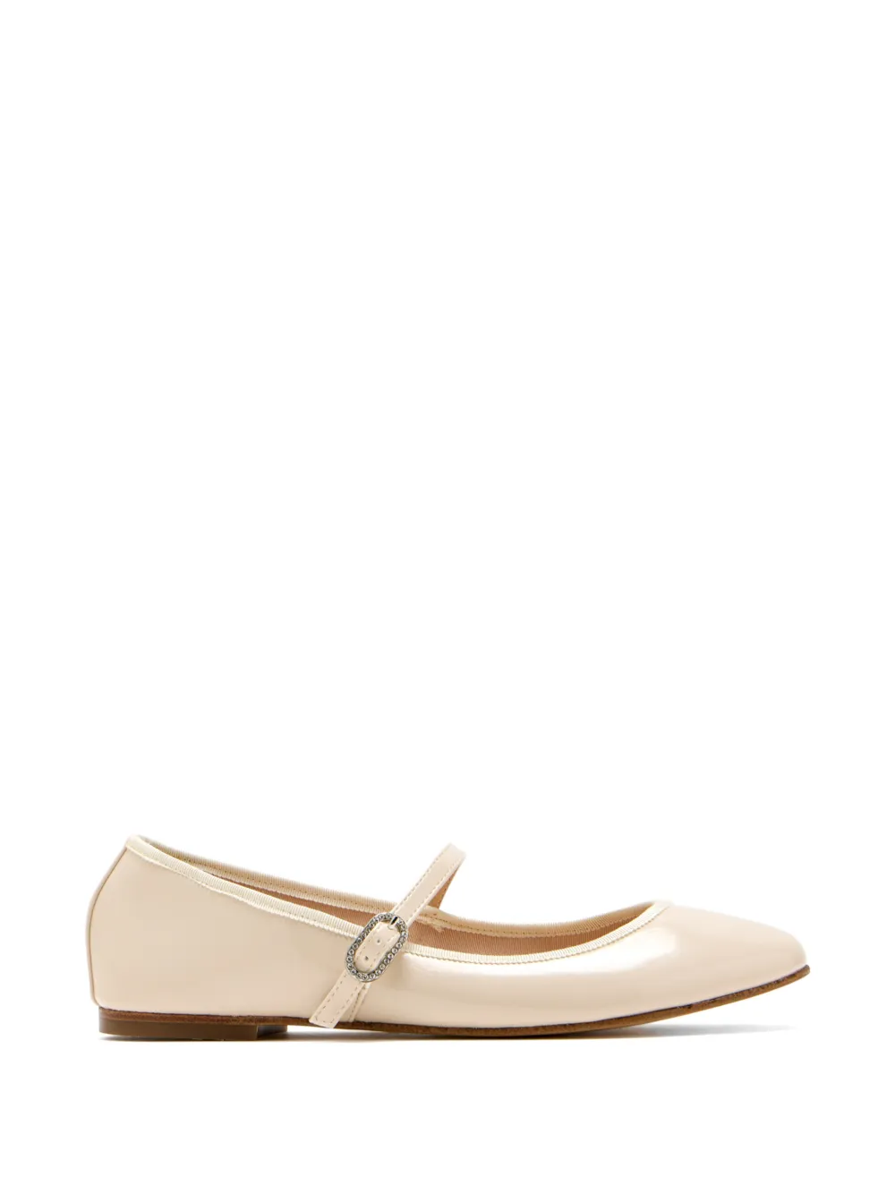 HOUSE OF BALLERINAS patent-leather ballet flats - Toni neutri