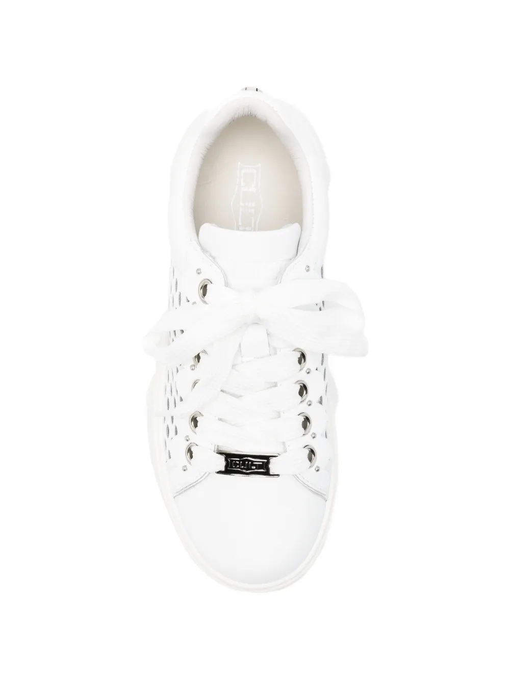 Cult Nirvana perforated sneakers Wit