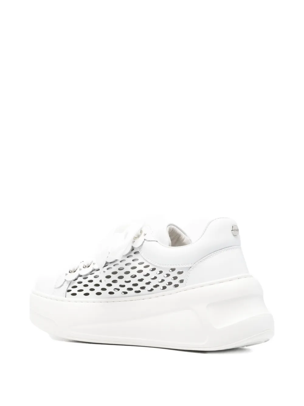 Cult Nirvana perforated sneakers Wit