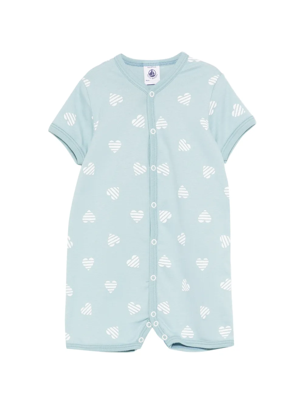 Petit Bateau heart-print shorties - Blu