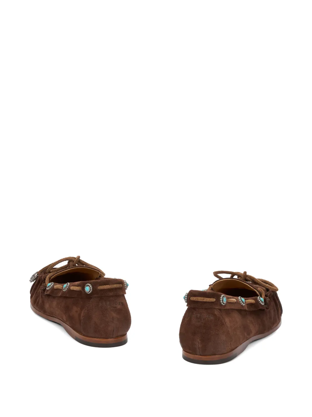 Sartore Mustang Crosta suede loafers Bruin