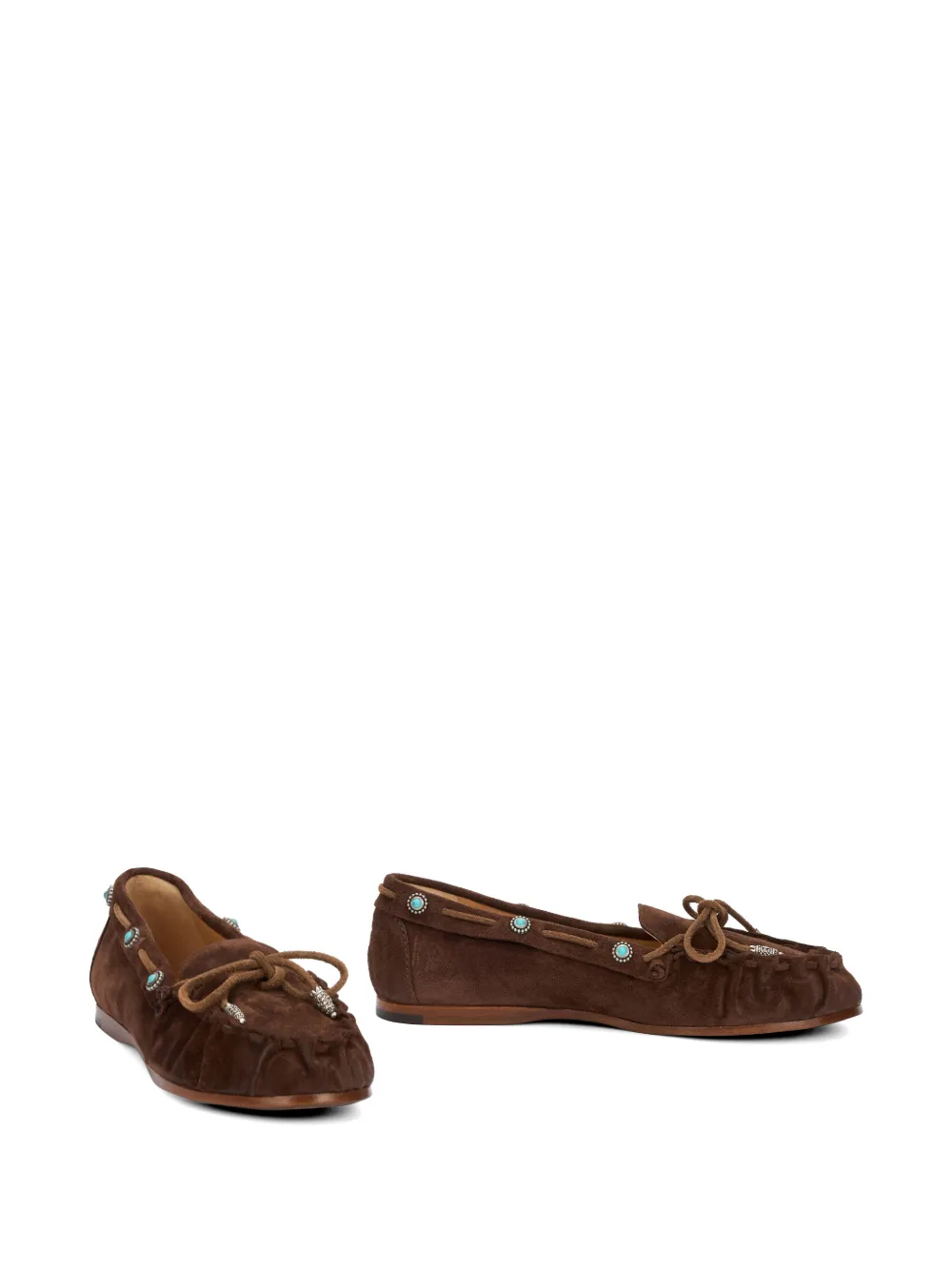 Sartore Mustang Crosta suede loafers Bruin