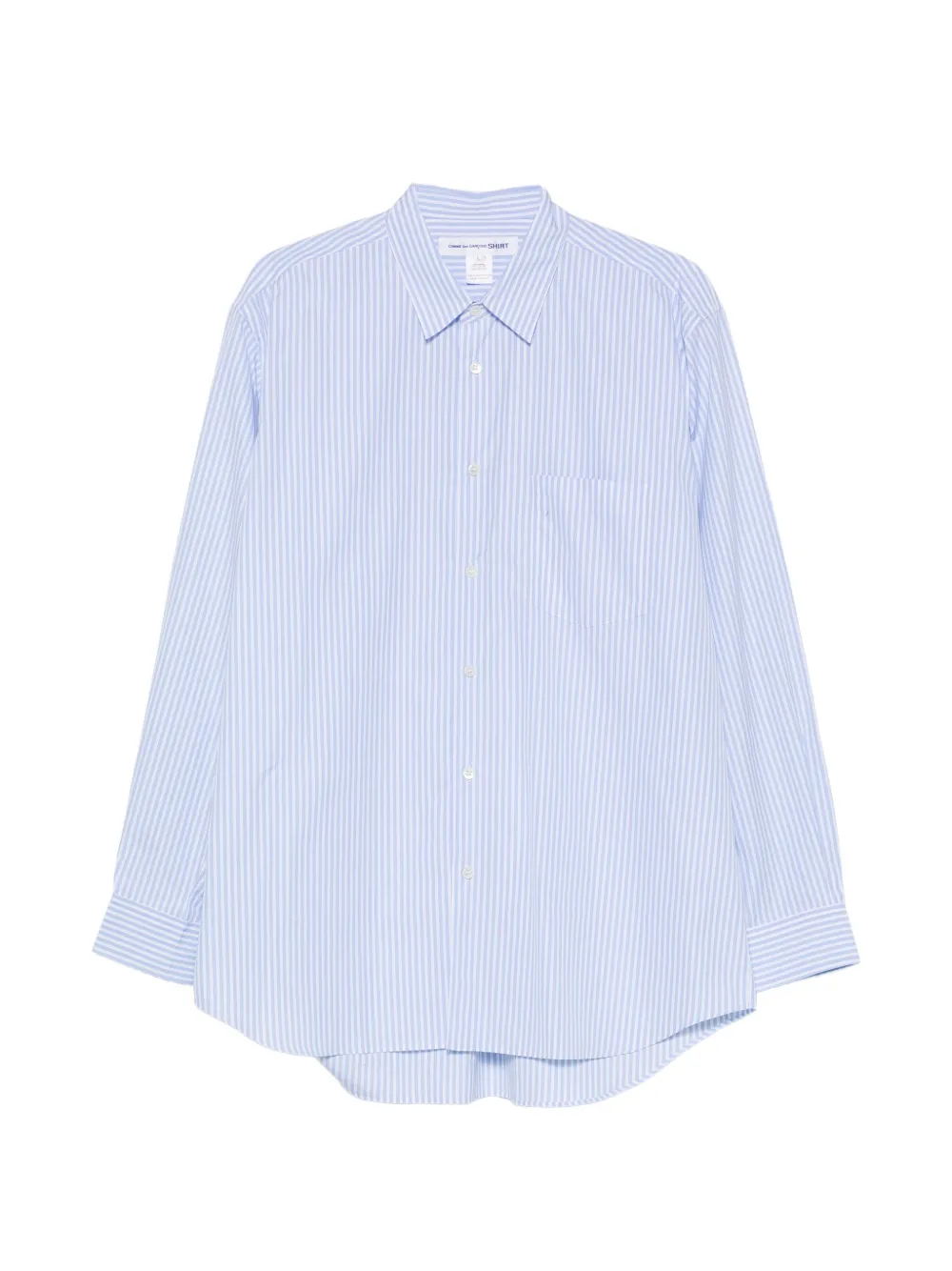 Comme Des Garçons Shirt striped shirt - Blu