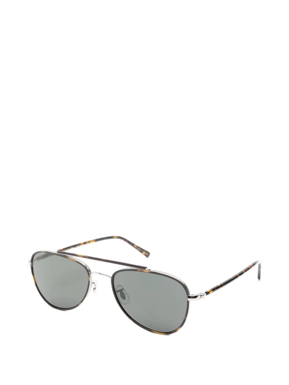 Oliver Peoples Sacoye zonnebril met piloten montuur Bruin