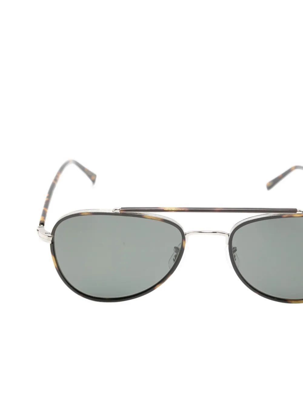 Oliver Peoples Sacoye zonnebril met piloten montuur Bruin
