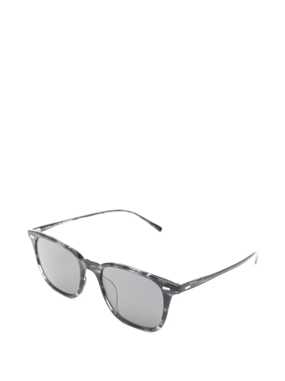 Oliver Peoples Laedin zonnebril met vierkant montuur Grijs