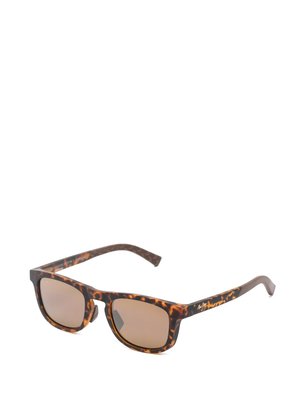 Maui Jim Aliali zonnebril met vierkant montuur Bruin